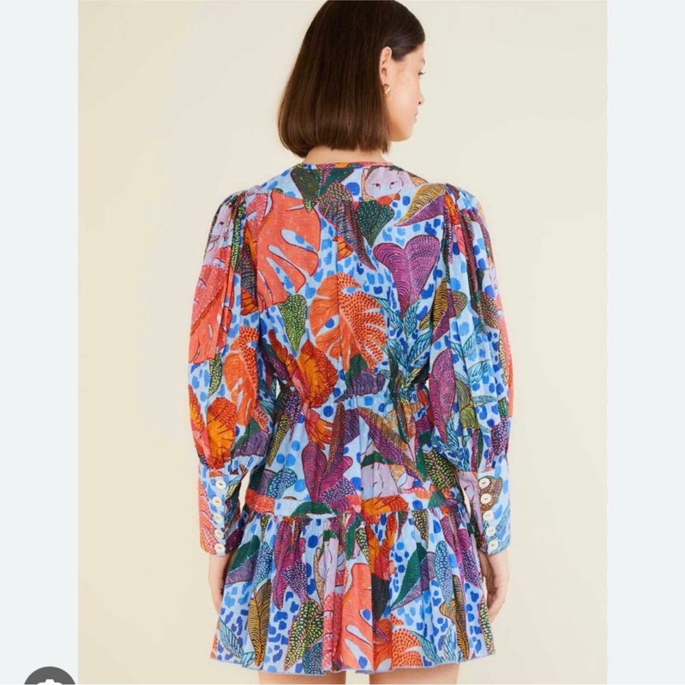 Farm Rio Colorful Patterned Women's Dress - Picture 2 of 6